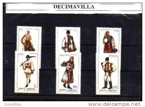 RUMANIA, 1969, 2440/45, TRAJES TIPICOS - Textiel