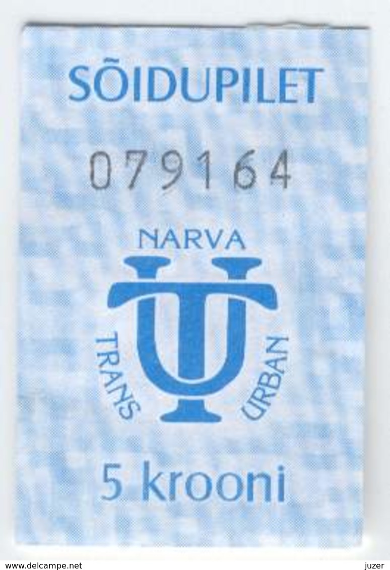 Estonia: One-way Bus Ticket From Narva (26) - Europe