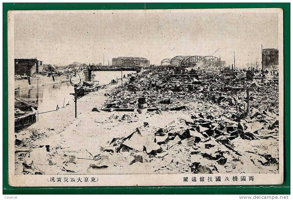 EARTHQUAKE II -  JAPAN UNUSED C/1910´s POSTCARD - Catastrophes