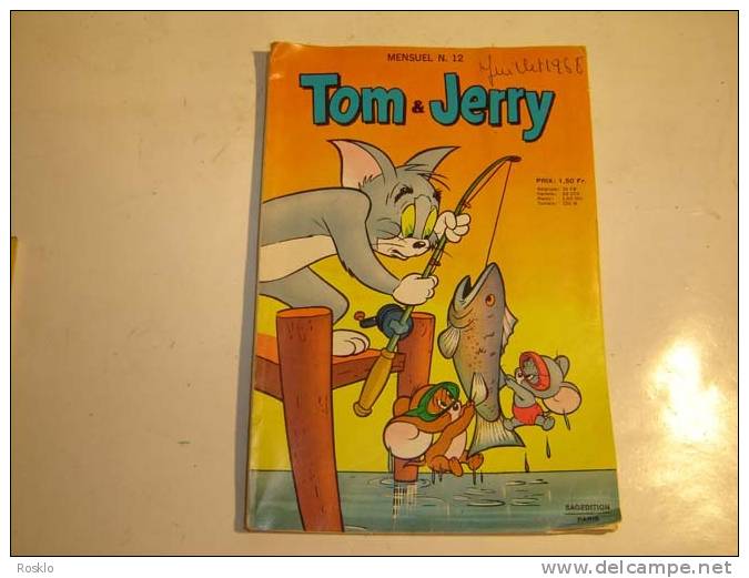 BD / TOM ET JERRY / NOUVELLE SERIE     N° 12  DE 1968 / TRES BEL ETAT / - Disney