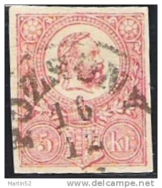 Ferencz-Jozef 5 Kr.1871 (Michel-No. 3a = 30 Euro) - Used Stamps