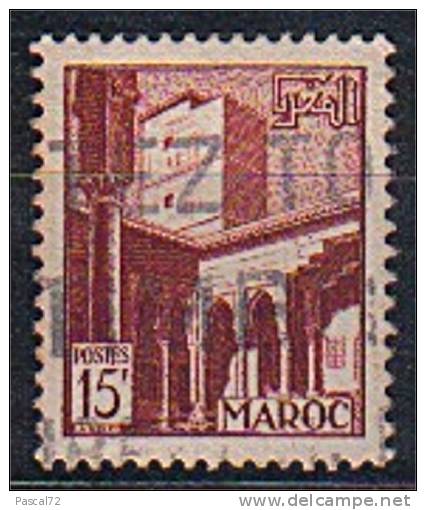 MAROC PROTECTORAT 1951-54 Y&T N° 311 Oblitéré Used - Used Stamps