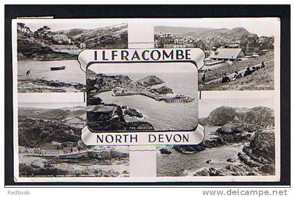 1951 Real Photo Multiview Postcard Ilfracombe Devon - Ref 417 - Ilfracombe