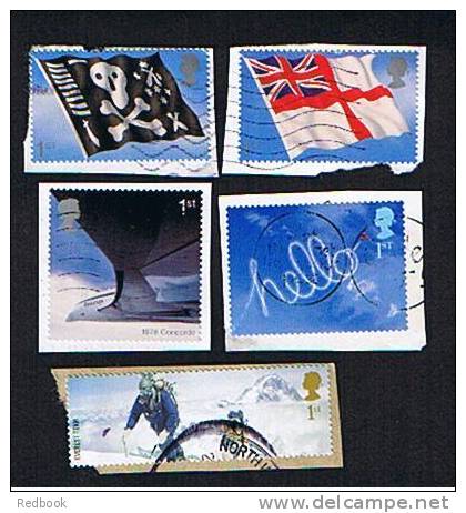 11 Used GB Self Adhesives Commemorative Stamps Catalogue Value Over £160 - Ref 417 - Usados