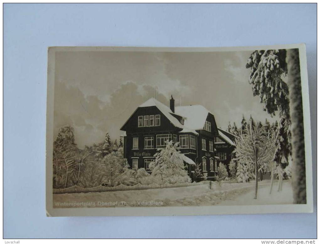 Wintersportplatz Oberhof, Th. - Villa Clara. (6 - 3 - 1939) - Witzenhausen