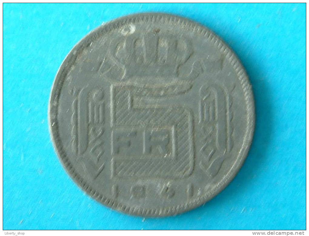 1941 VL - 5 FRANK ( Type Rau - Zinc ) - ZF ! - 5 Francs