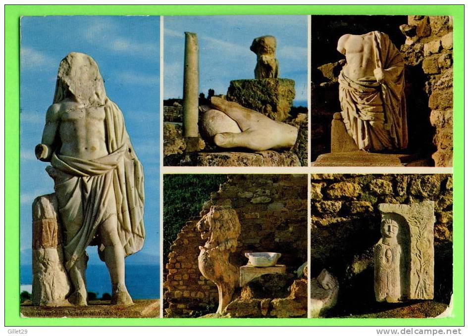 CARTHAGE, TUNISIE - ANTIQUARIUM - CIRCULÉE EN 1968 - KAHIA - - Tunisie