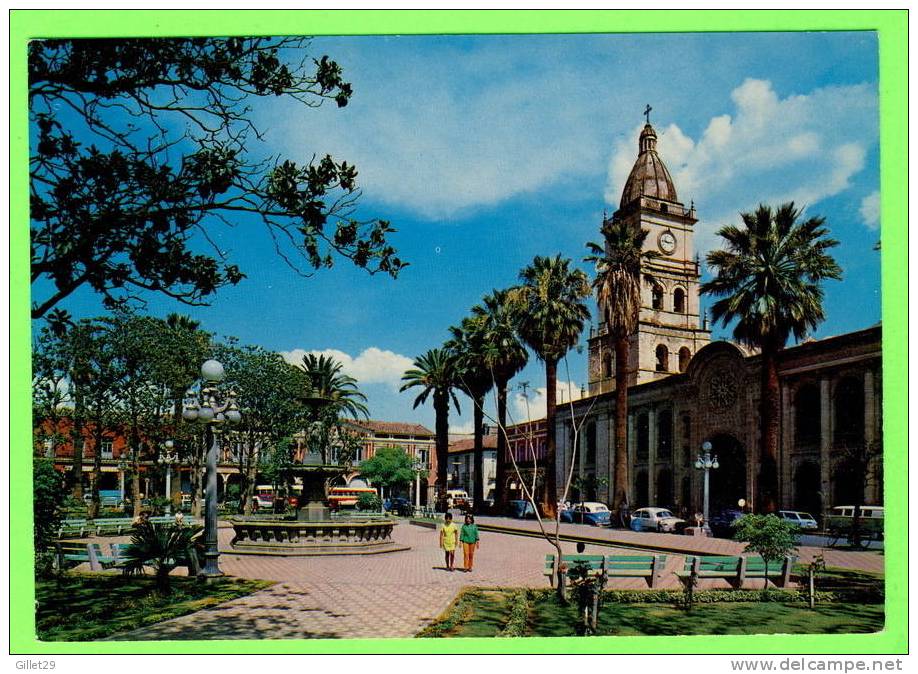 COCHABAMBA, BOLIVIE - PLAZA 14 DE SEPTIEMBRE - ANIMÉE - KRUGER - - Bolivie