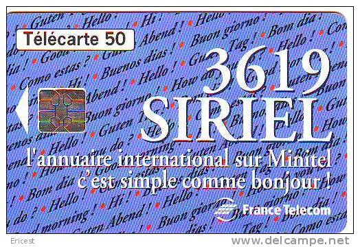 3619 SIRIEL 50U SO5 10.94 BON ETAT - 1994