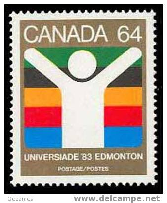 Canada (Scott No. 982 - Jeux Universitaire / Edmonton / University Games) [**] - Unused Stamps