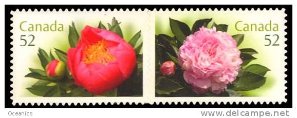 Canada (Scott No.2262a - Pivoines / Ponnies) [**] - Unused Stamps