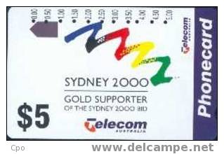 # AUSTRALIA 59 Sydney Olympic Bid 2000 - Olympic Bid Logo 5 Anritsu   Tres Bon Etat - Australien