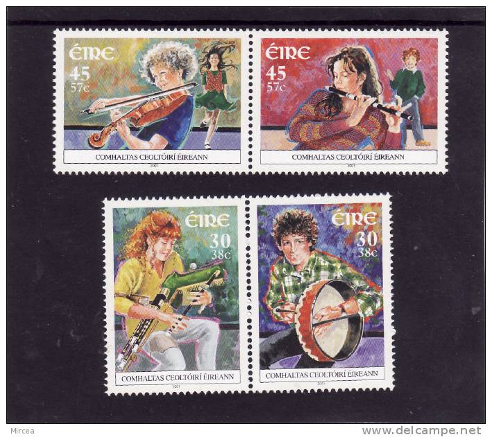 Irlande 2001 - Yv.no. 1325/8 Neufs**(d) - Unused Stamps