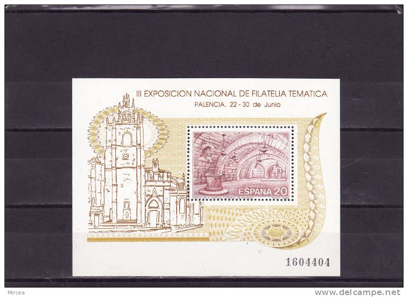 Espagne, 1984, Yv .no.BF 43, Neuf** - Blocks & Sheetlets & Panes