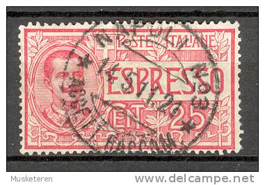 Italy 1920 Mi. 132 Espresso Eilmarke Express King Vittorio Emanuele III Deluxe NAPOLI  No. 3 Cancel - Posta Espresso