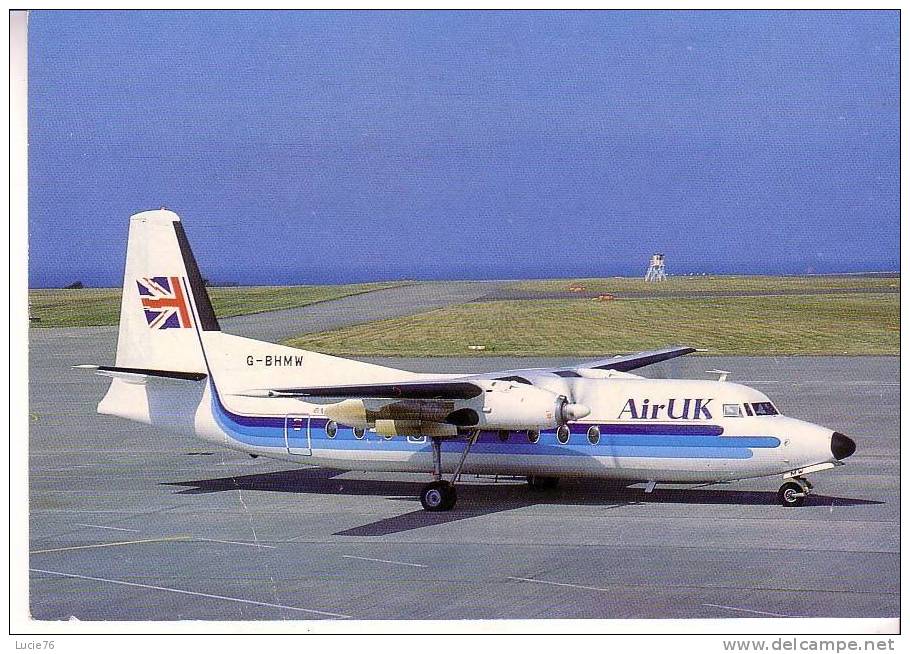 AIR UK  -  Fokker F 27 -  G - BHMW - Jersey - - 1946-....: Moderne