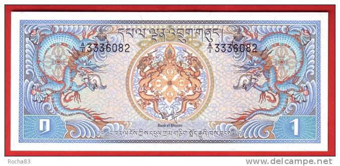 BILLET - BHUTAN - 1 Ngultrum De 1981 - Pick 5 - Bhutan