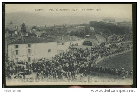 71 CLUNY   Fêtes Du Millénaire Septembre 1910 - Cluny