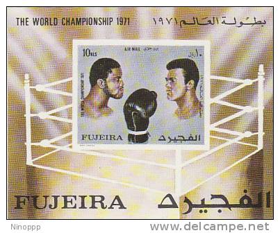 Fujeira-1971 World Boxing Championship Souvenir Sheet MNH - Boxe