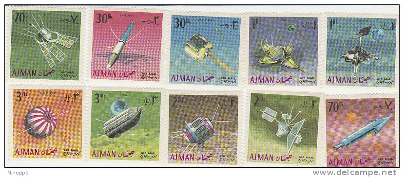 Ajman-Space Set MNH - Other & Unclassified