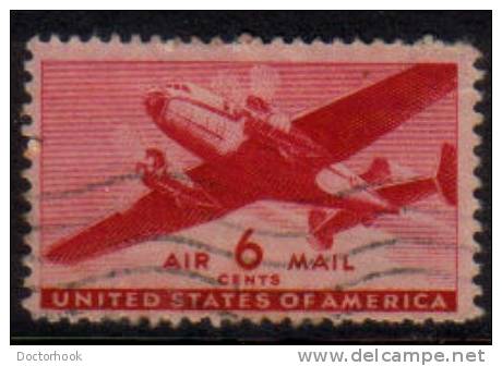 U.S.A.   Scott #  C 25  F-VF USED - 2a. 1941-1960 Used