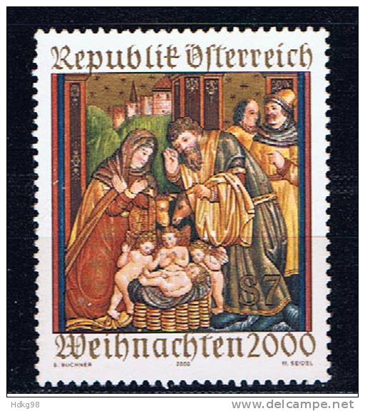 A Österreich 2000 Mi 2334** Weihnachten - Ongebruikt