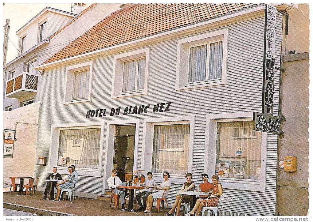 62 Pas De Calais Sangatte Hotel Restaurant Du Blanc Nez Animée Et Boite Aux Lettres De La Poste, Ed Sofer - Sangatte