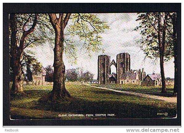 1928 Postcard Elgin Cathedral From Cooper Park - Morayshire Scotland - Ref 418 - Moray