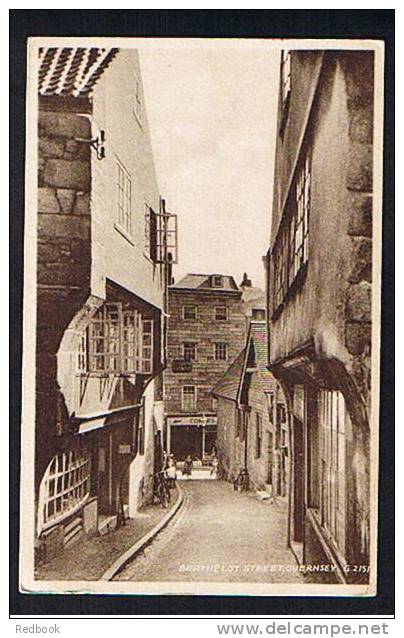 Early Postcard Berthelot Street Guernsey Channel Islands - Ref 418 - Guernsey