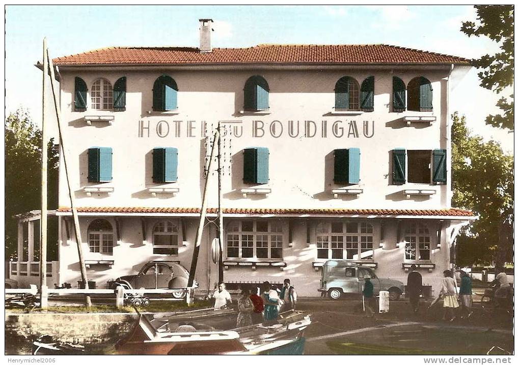 40 Landes Capbreton ,maison  Hotel Du Boudigau Et Voitures,ed Scintex , Le Raincy - Capbreton