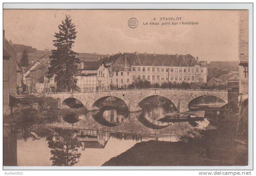 CP Stavelot Le Vieux Pont Sur L'Amblève 3008 - Stavelot