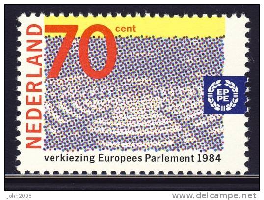 Niederlande / Netherlands 1984 : Mi 1245 *** - Verkiezing Europees Parlement 1984 - Nuevos