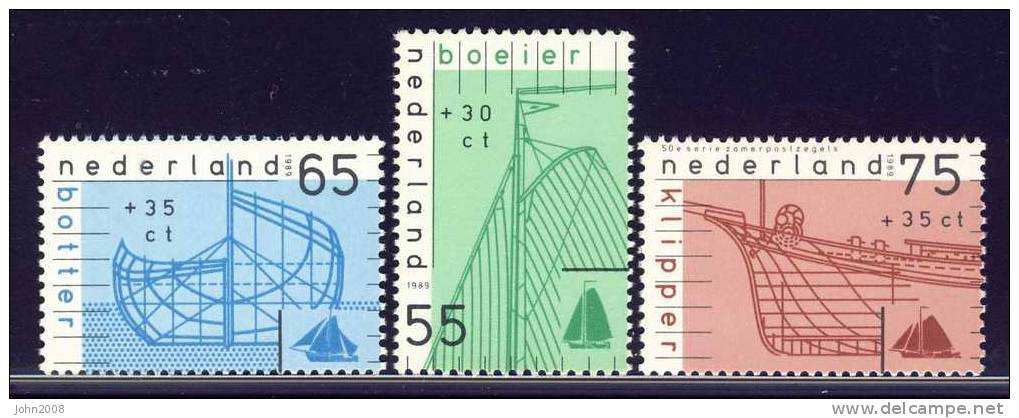 Niederlande / Netherlands 1989 : Mi 1361A/1363A *** - Sommermarken / Summer Stamps - Nuevos