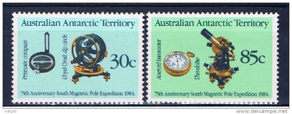 AUSAT+ Australische Antarktische Gebiete 1984 Mi 61-62** - Ungebraucht