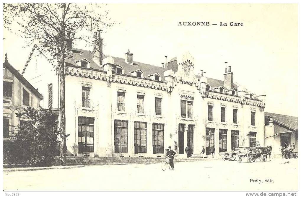 RARE CARTE POSTALE   AUXONNE   COTE D OR   LA GARE - Auxonne