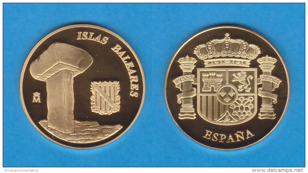 ESPAÑA / SPAIN   MEDALLA  ORO / GOLD    SC/UNC  PROOF  BALEARES   DL-7137 - Otros & Sin Clasificación