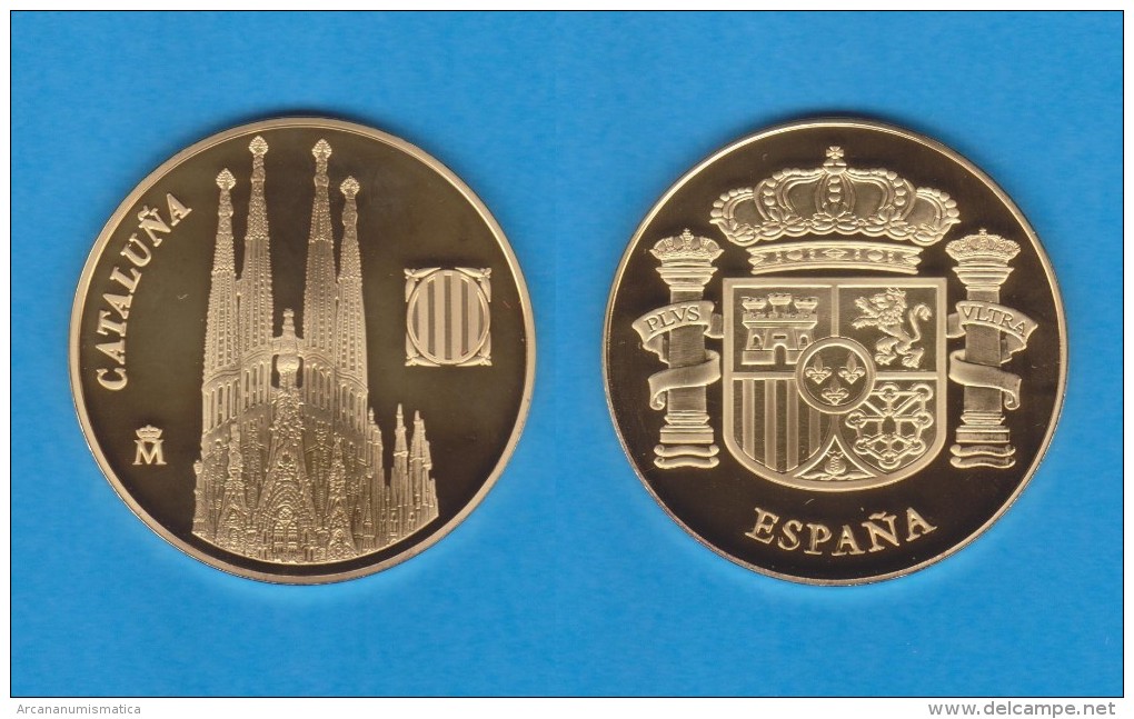 ESPAÑA / SPAIN   MEDALLA  ORO / GOLD    SC/UNC  PROOF  CATALUNYA      DL-7142 - Autres & Non Classés