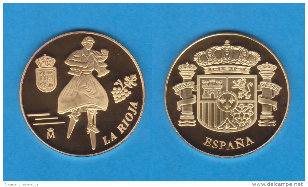 ESPAÑA / SPAIN   MEDALLA  ORO / GOLD    SC/UNC  PROOF  LA RIOJA     DL-7146 - Otros & Sin Clasificación