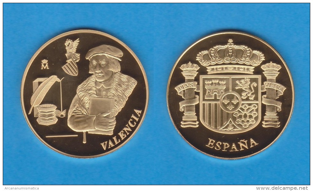 ESPAÑA / SPAIN   MEDALLA  ORO / GOLD    SC/UNC  PROOF  VALENCIA    DL-7152 - Other & Unclassified