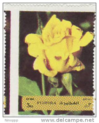 Fujeira-Rose Misplaced Perforation Variety  MNH - Roses