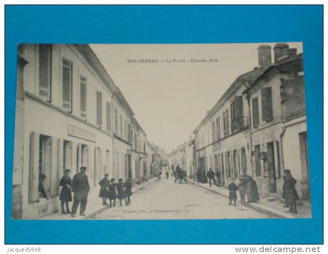 17)  Mirambeau - La Poste - Grande-rue  -  Année 1926 - Edit  Renaud - Mirambeau