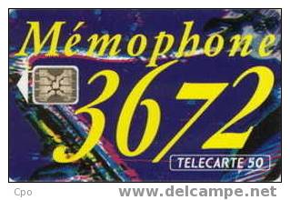 # France 347 F368 MEMOPHONE 3672 JAZZ 50u Sc5 06.93 Tres Bon Etat - 1993