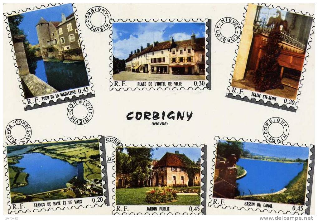 Nièvre (58), Corbigny, Carte Multivues - Corbigny