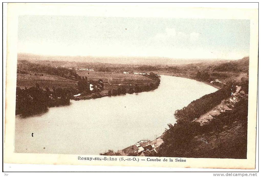 ROSNY SUR SEINE Courbe De La Seine - Rosny Sur Seine