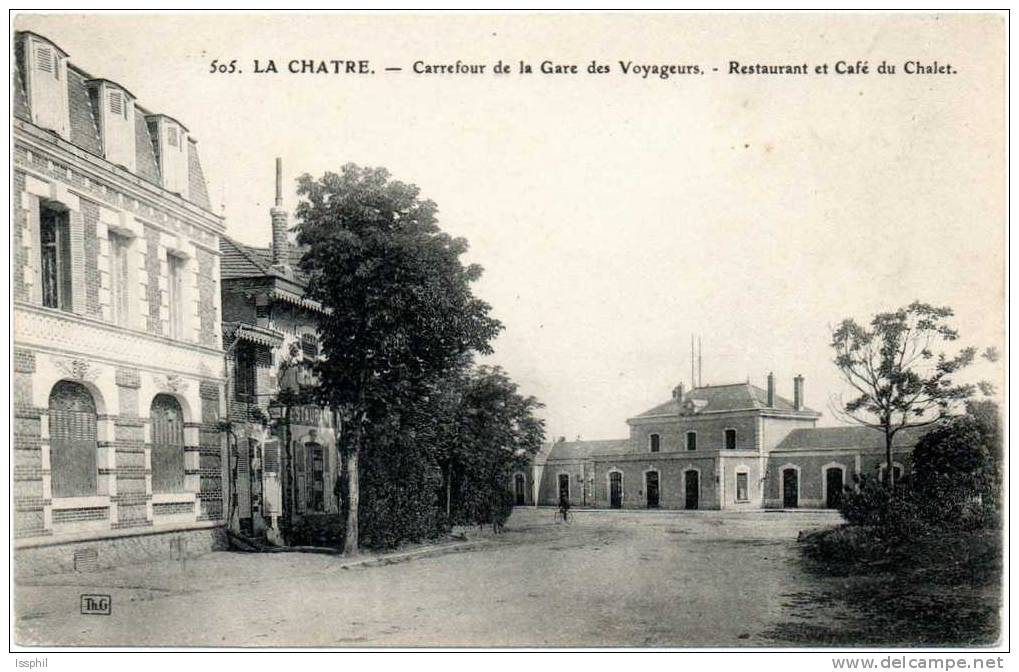 La Chatre - Carrefour De La Gare Des Voyageurs - Restaurant Et Café Du Chalet - La Chatre