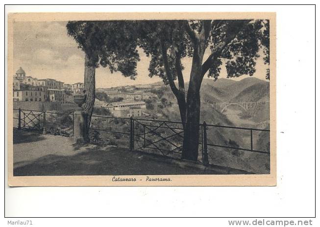 Calabria CATANZARO Panorama 1957 Viaggiata- Formato  Piccolo - Catanzaro