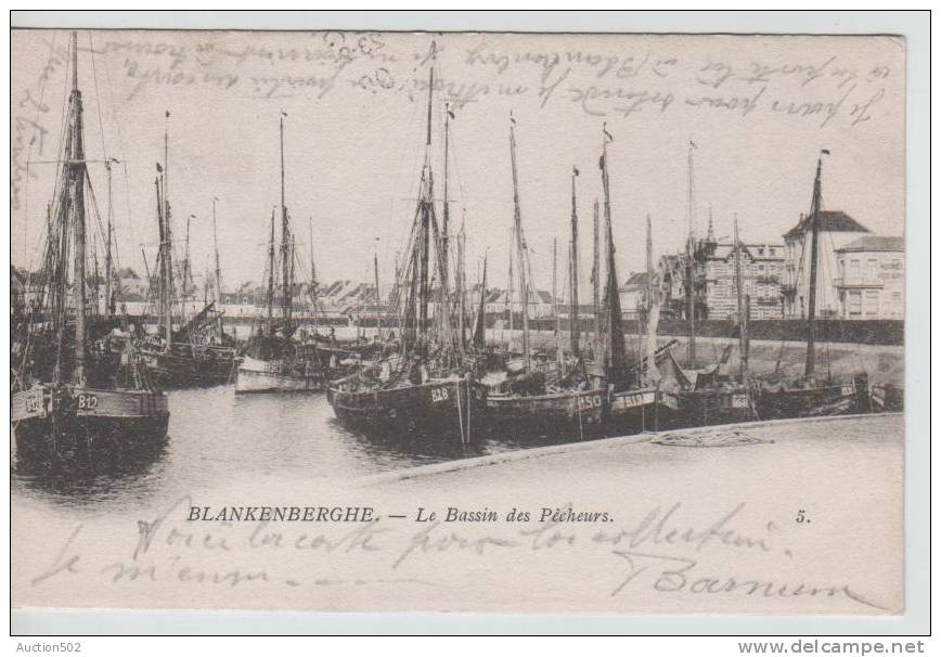 CP Blankenberghe-Blankenberge Le Bassin Des Pêcheurs 3014 - Blankenberge