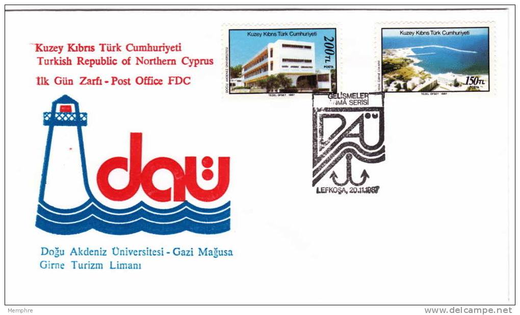 1987  Development Projects: University, Harbour  FDC - Covers & Documents