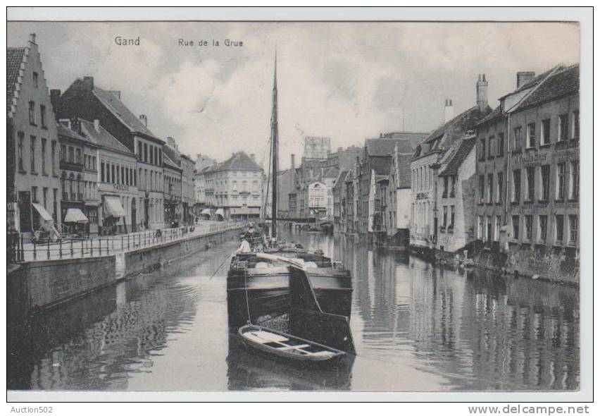 CP Gand-Gent Rue De La Grue - Péniche 3025 - Gent