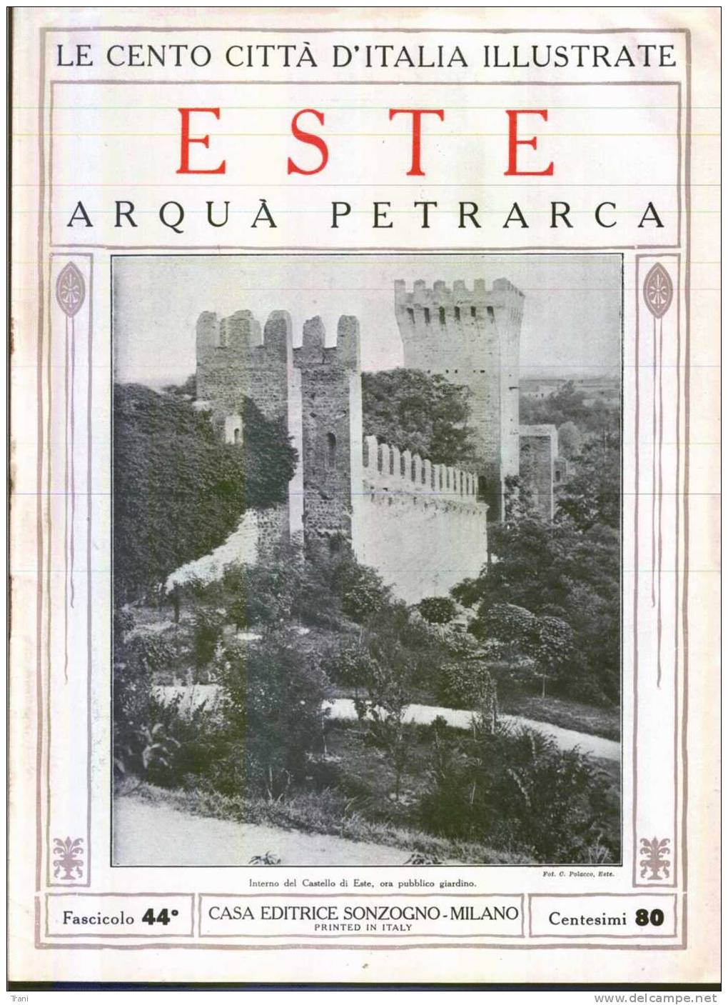 ESTE - Arquà Petrarca  - Anni ´20 - Documenti Storici